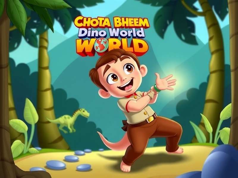 Chhota Bheem Dino World Game Cover